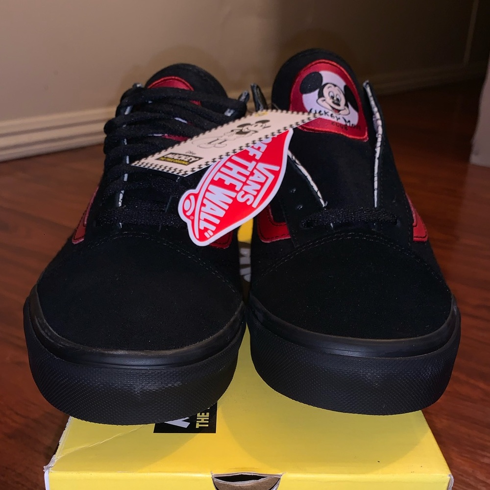 Vans Old Skool Disney Mickey Mouse Club Black 9.0 Mens 10.5 Womens - Picture 7 of 9